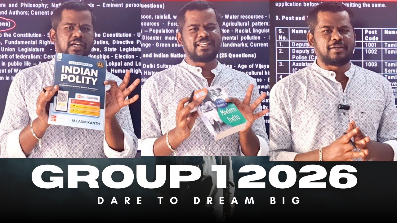 GROUP 1 - 2026 ✓ தேர்வு பற்றிய முழு விளக்கம் 🫡🧑‍🎓👮 ✓ | TNPSC Preparation Strategies| 