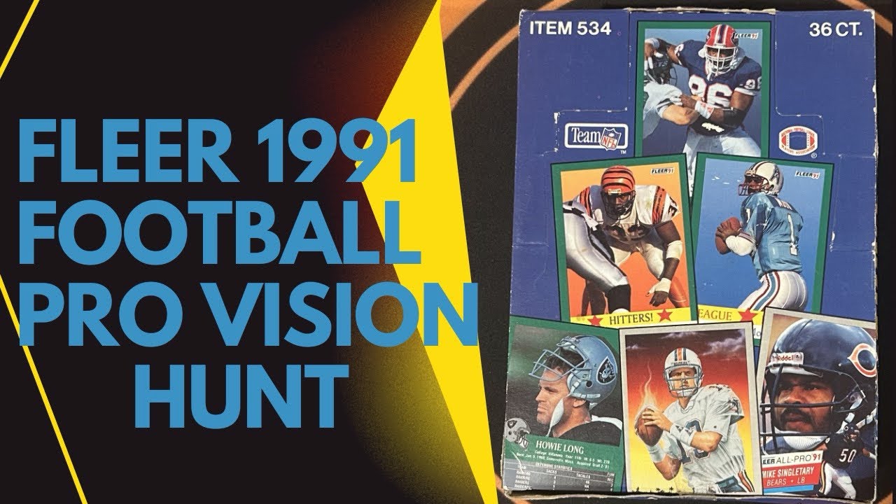 Throwback! Junk Wax 1991 Fleer Football Box. PRO-VISIONS Chase.. PT. 1