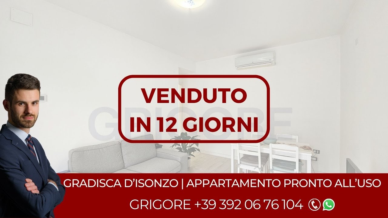 VENDUTO | Appartamento pronto all'uso con giardino e ampio garage