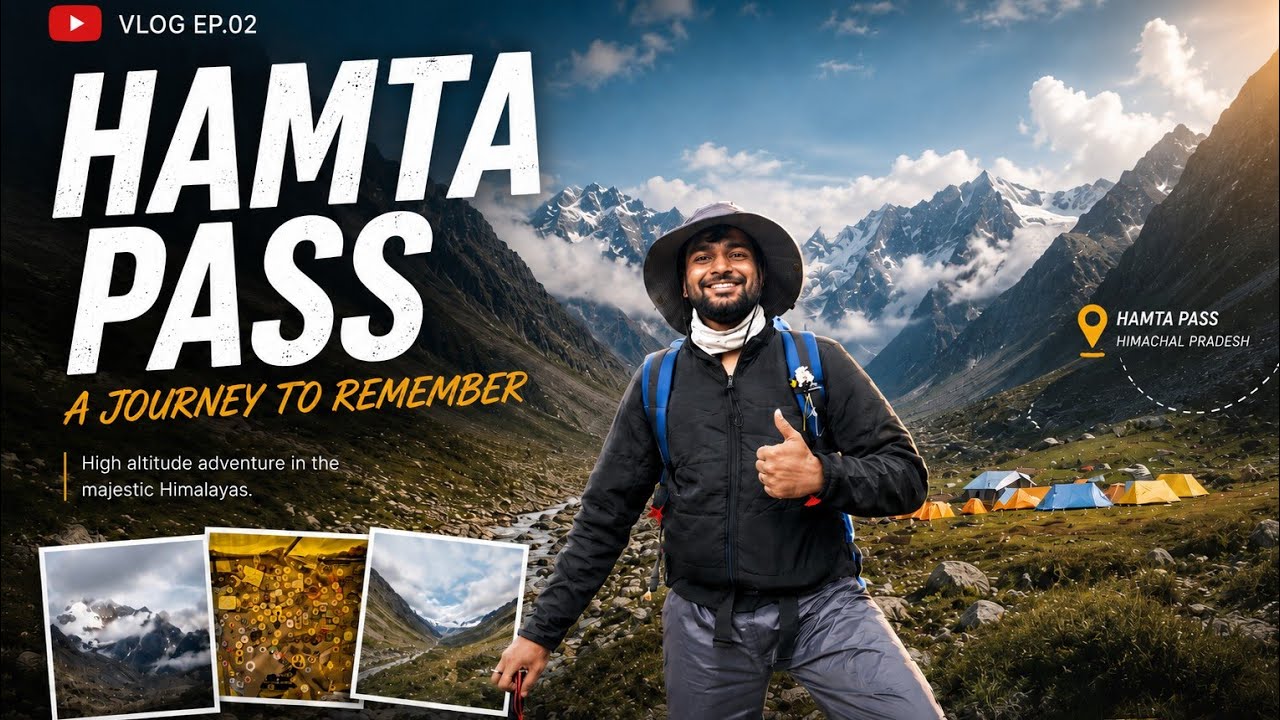 Hampta Pass Trek | Day 2 Chika To BaluKa Ghera Base Camp | Water Falls, Adventure & Himachal Beauty 