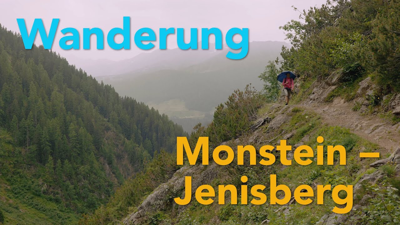 Wir wandern von DAVOS-MONSTEIN nach JENISBERG 🇨🇭 GRAUBÜNDEN | SCHWEIZ