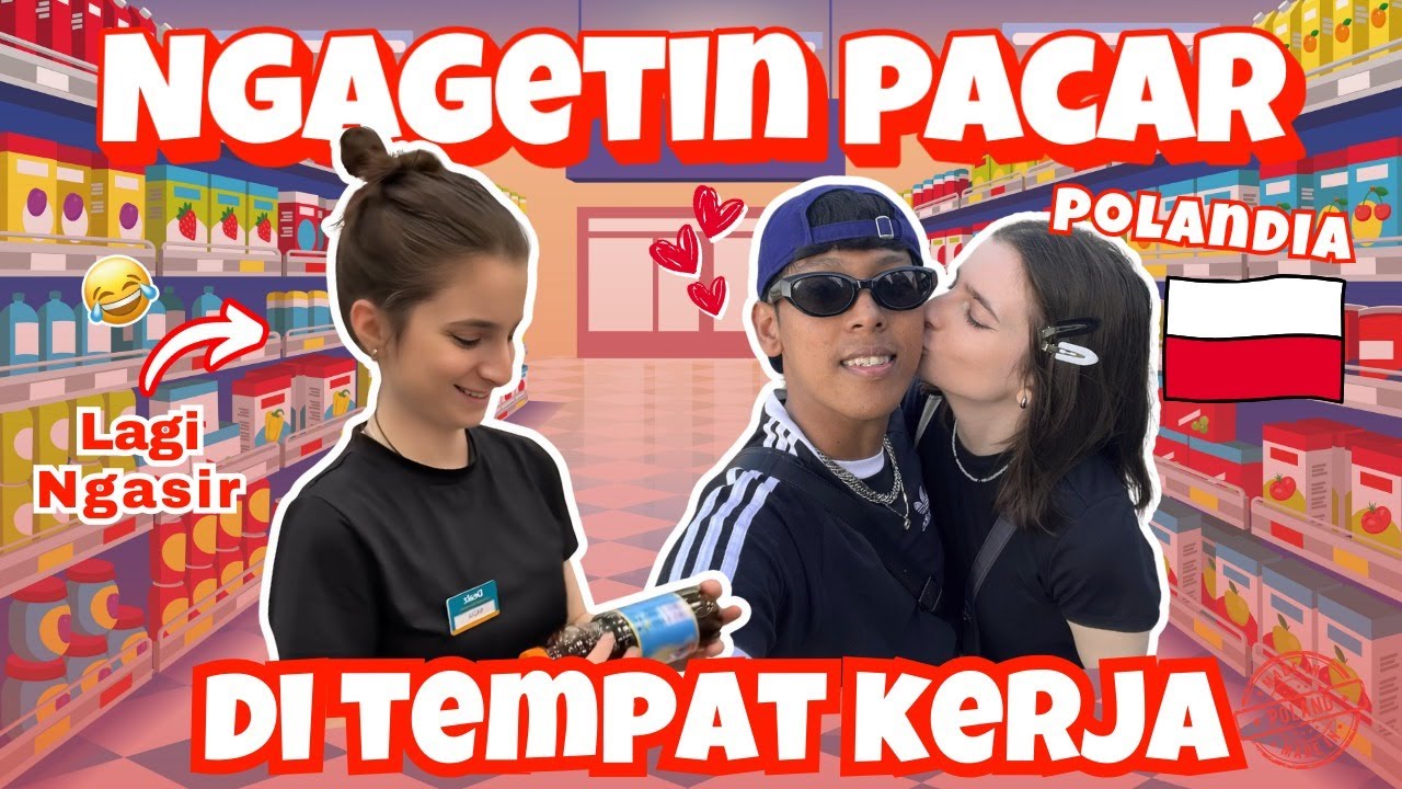 KASIH SUPRISE PACAR BULE PAS LAGI KERJA & PERTAMA KALI NGANTERIN NADIA KULIAH!