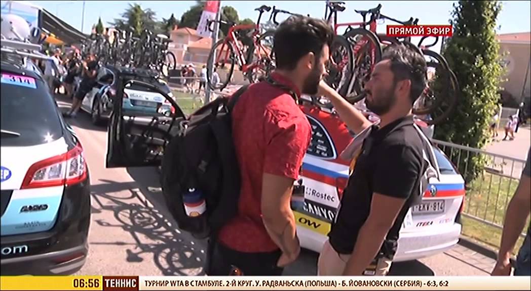 TV Russa 2 about Joaquim Rodriguez in final stages of Tour de France