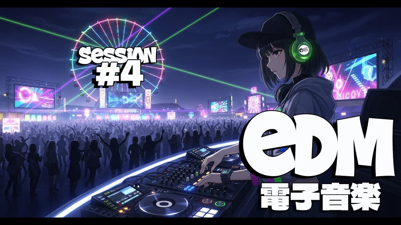 EDM Japan Sessions #4 - Awaken, Rise, and Let Nothing Hold You Back |  EDM & Cyber-Lofi