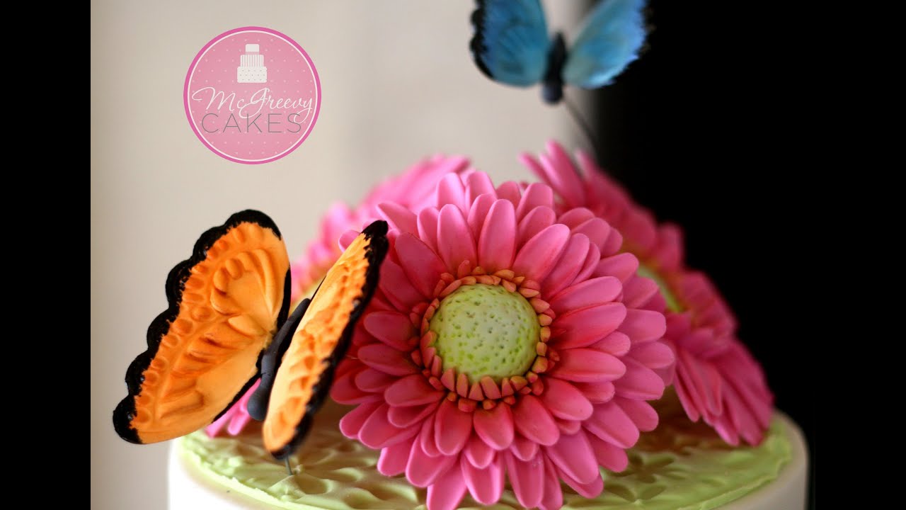 To Make a Gumpaste Gerber Daisy; A McGreevy Cakes Tutorial