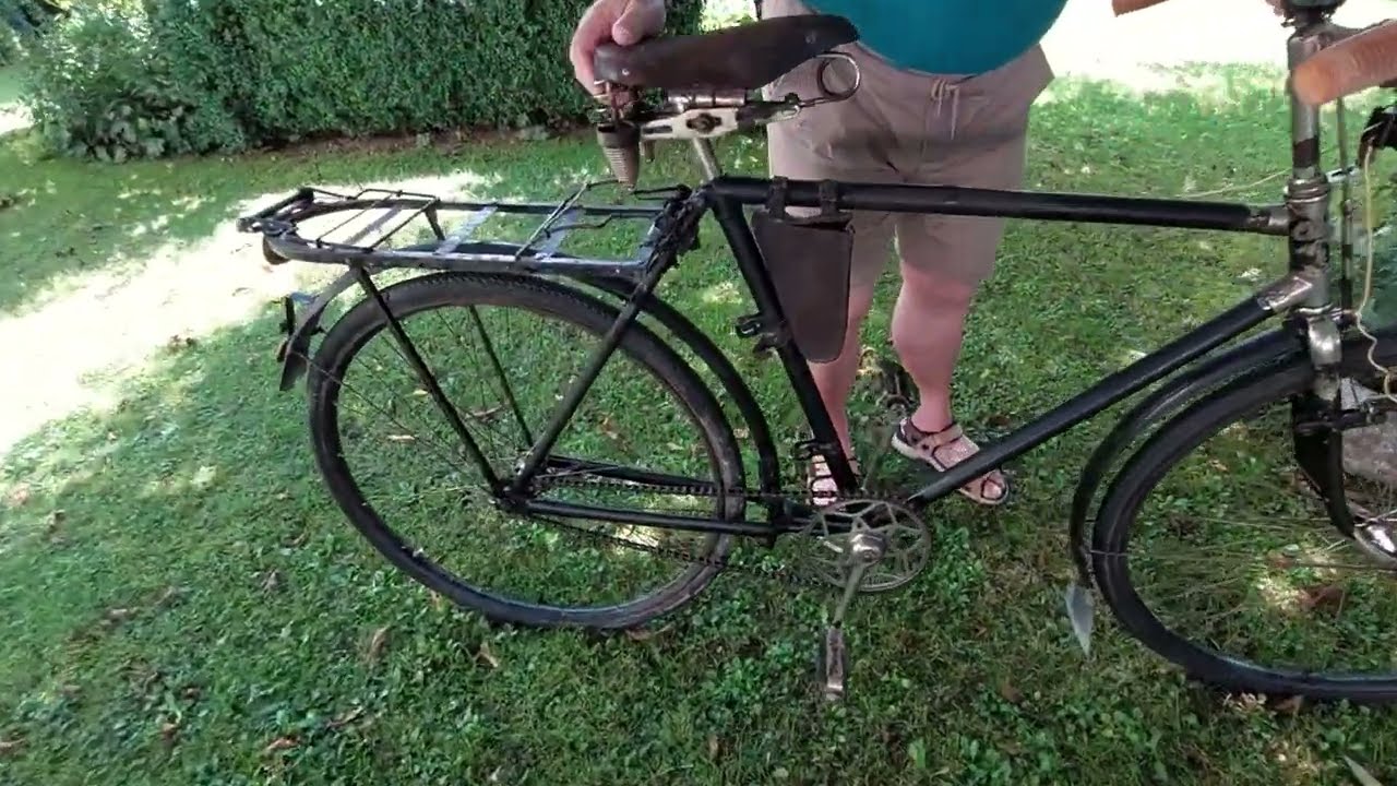 STYRIA DÜRKOPP Fahrradwerke Graz = SDW, Herrenrad von 1932, mit schwenkbarem Doppelscheinwerfer