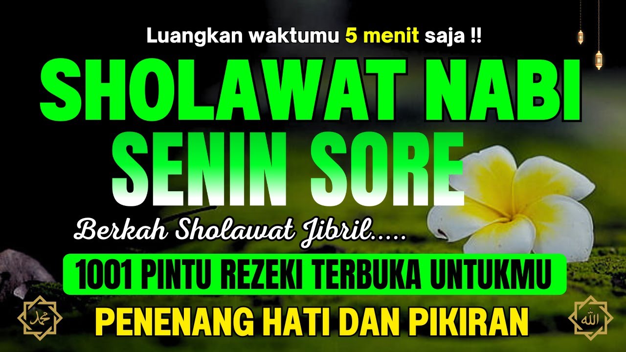 DAHSYAT.!! SHOLAWAT JIBRIL PENARIK REZEKI PENGABUL HAJAT | Sholawat Nabi Muhammad SAW PELUNAS HUTANG