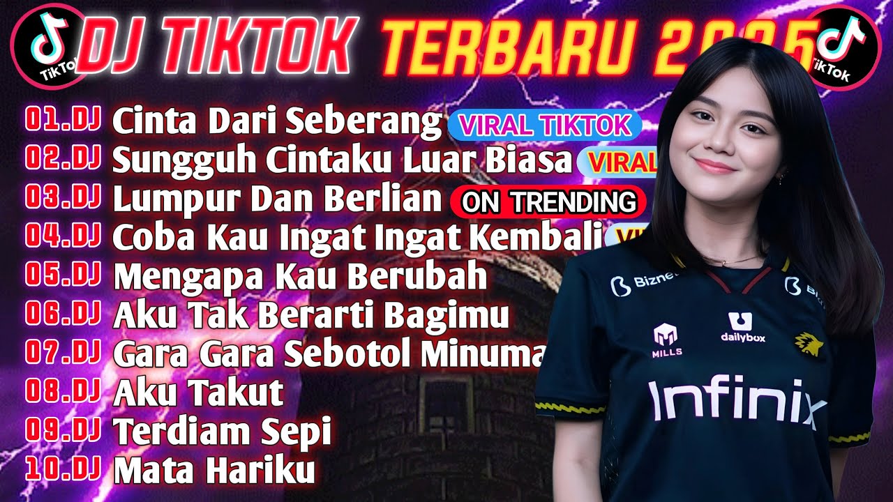 DJ TIKTOK TERBARU 2025 || DJ CINTA DARI SEBERANG 🎵 DJ CINTAKU SUNGGUH LUAR BIASA 🎵 FULL ALBUM🔥🔥