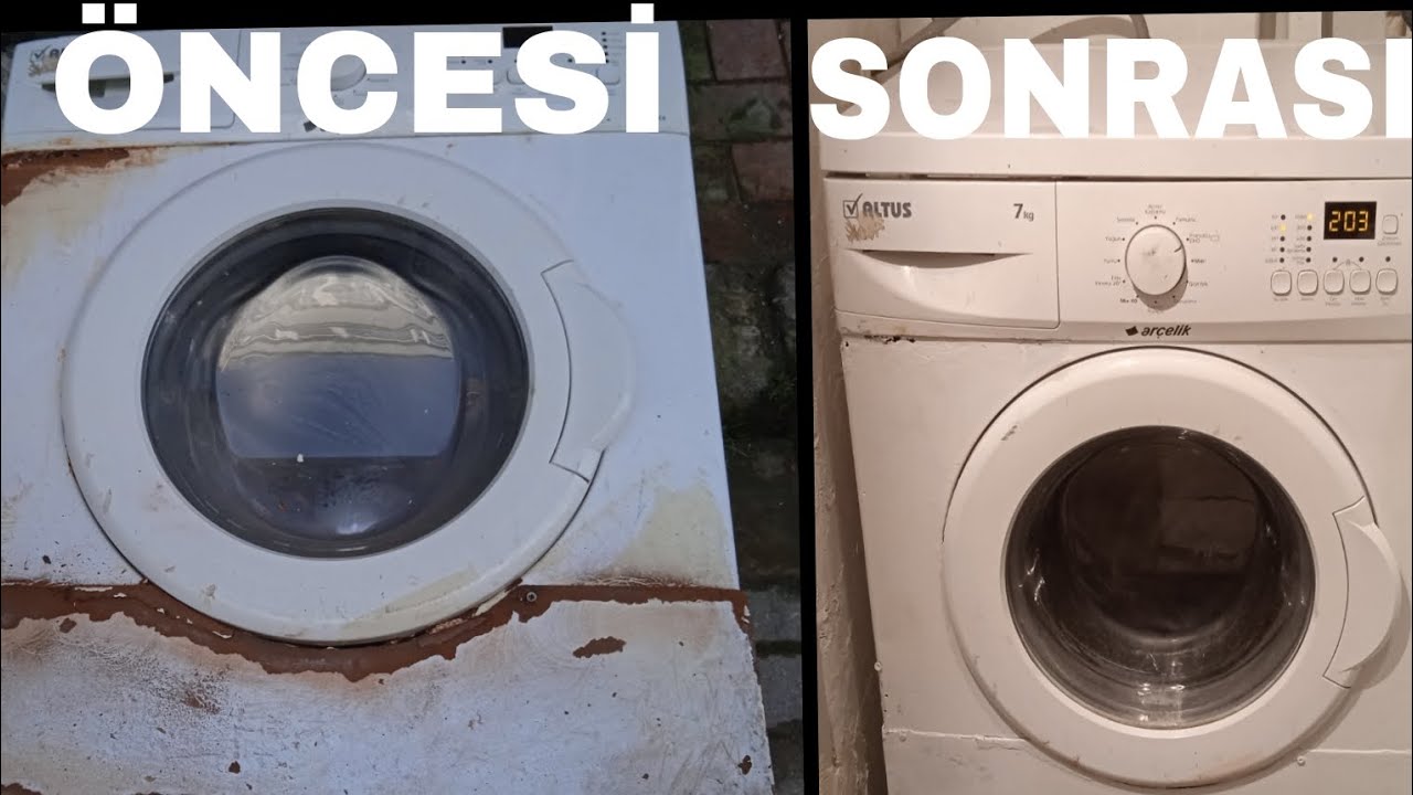 ESKİ ÇAMAŞIR MAKİNESİNİ YENİYE ÇEVİRMEK!!!??
