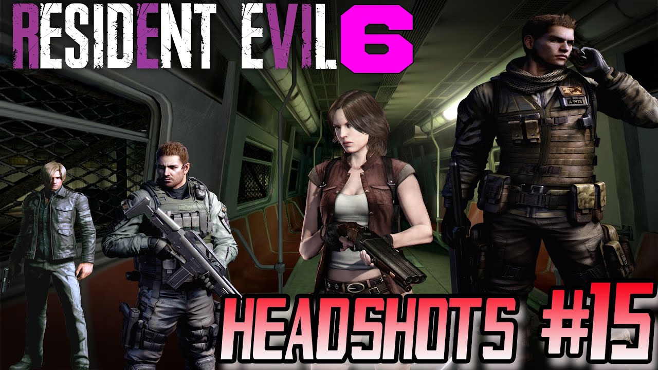 RESIDENT EVIL 6 DLC SURVIVORS HEADSHOTS DO SUPER NOOB #15