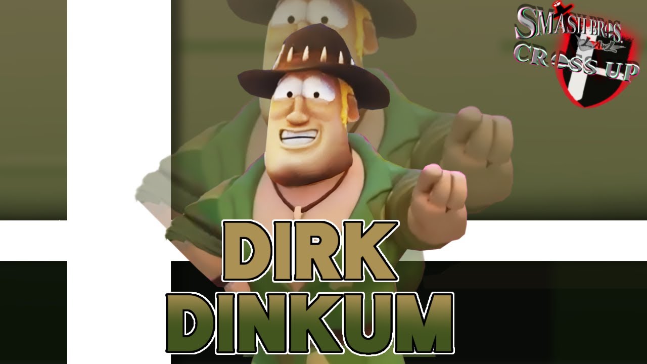 Smash Bros Lawl Cross Up Moveset - Dirk Dinkum (The Garfield Show)