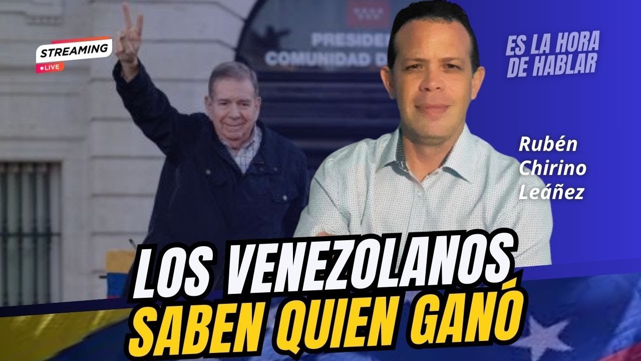 Venezolanos opinan: Ganó Edmundo!  #EsLaHoraDeHablar con Rubén Chirino Leáñez