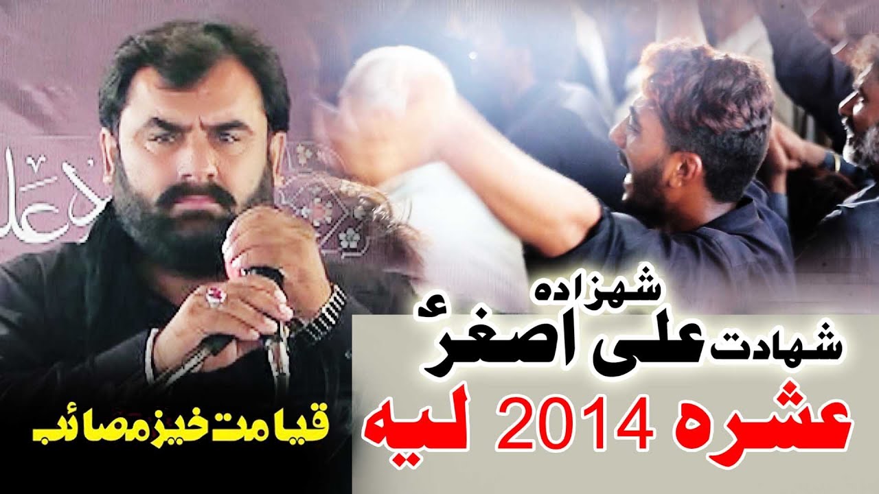 Zakir Syed Muhammad Hussain Shah ll Ali Asghar as ll Ashra Layyah 2014