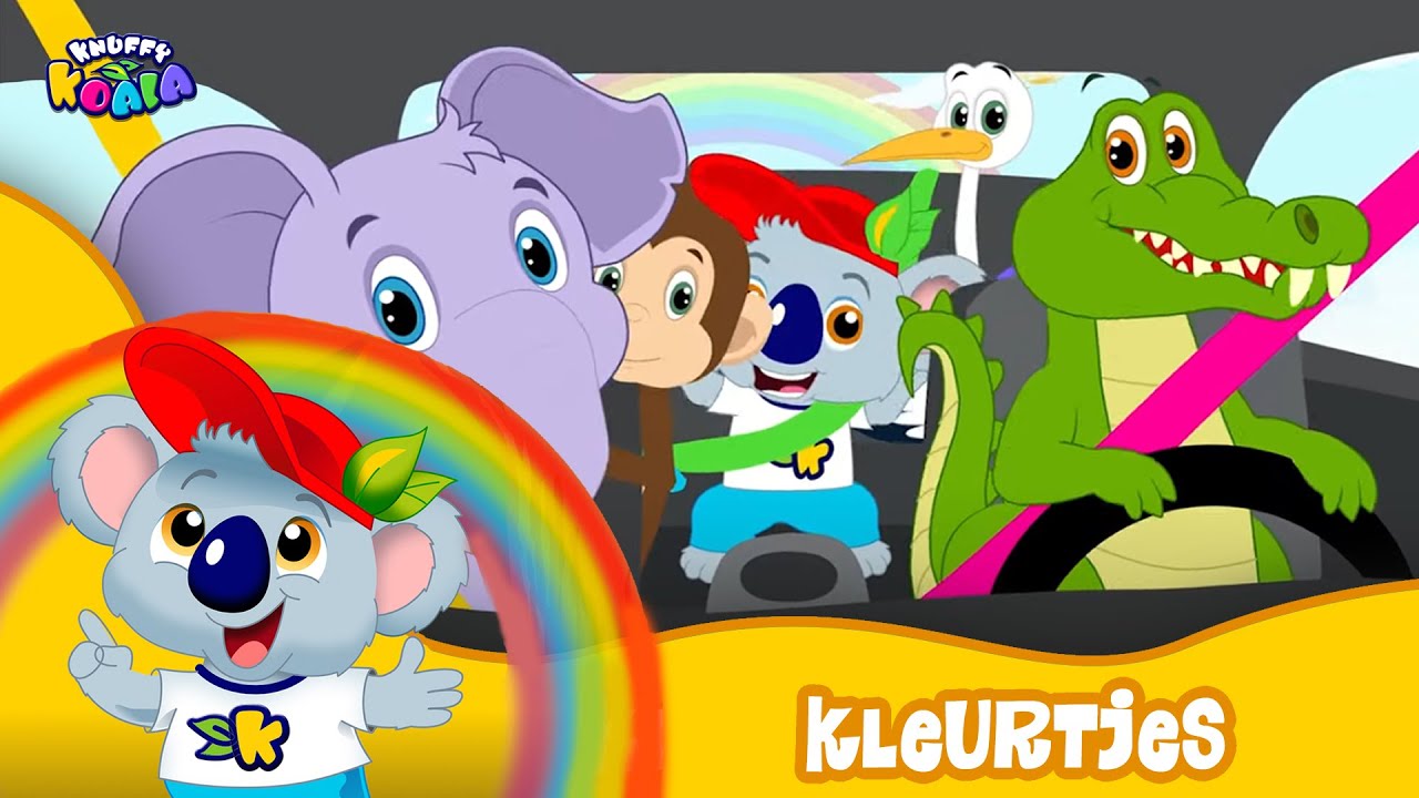 Knuffy Koala - Kleurtjes | Hoe blijft mijn kind lief onderweg? De leukste opvoedliedjes!