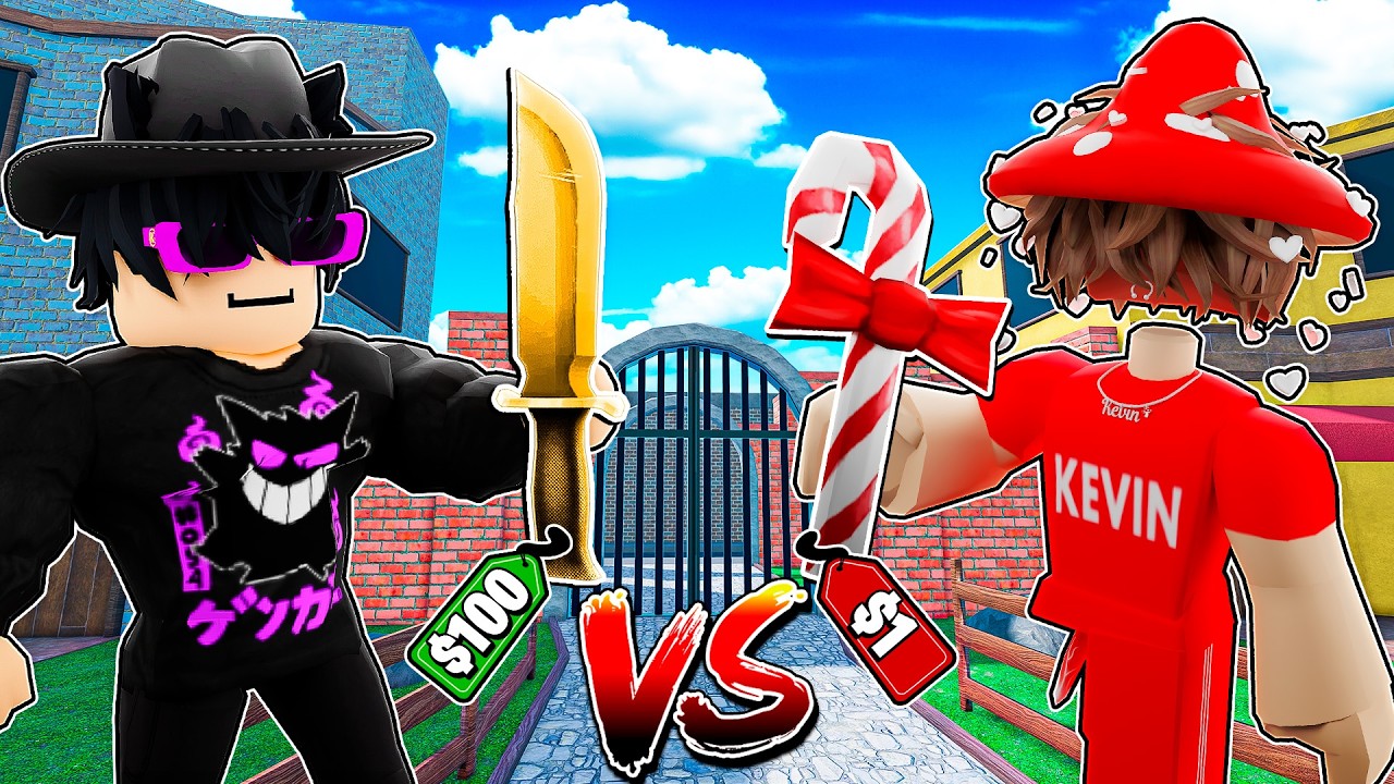 EL QUE PIERDA el PVP PIERDE SUS ARMAS DE MM2😈🔪 FT. @Kevin Roblox