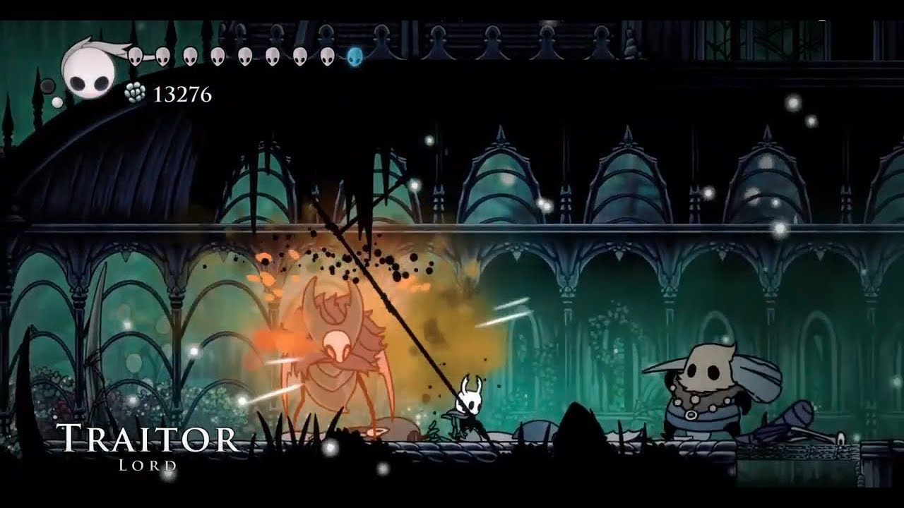 Hollow Knight - Traitor Lord Boss Fight w/ Cloth