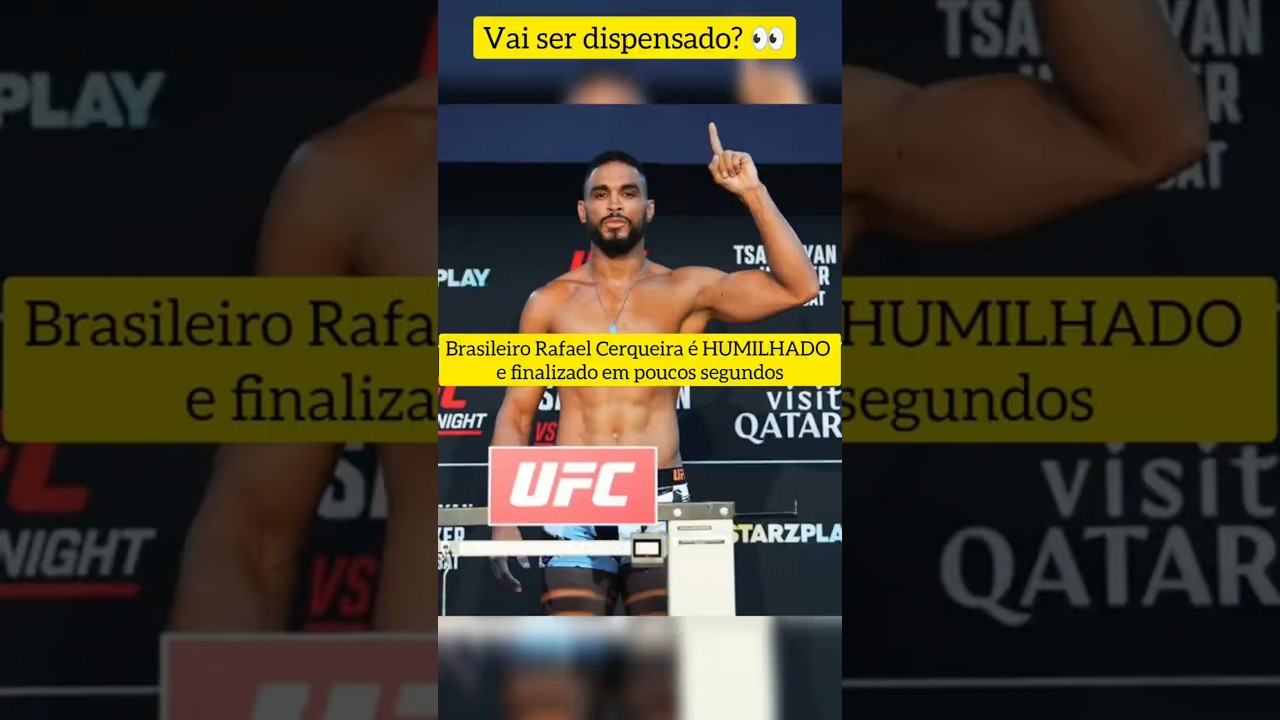 Rafael Cerqueira &eacute; tirado pra nada em segundos 😱 #ufc #lutas #mma #shorts #inacredit&aacute;vel