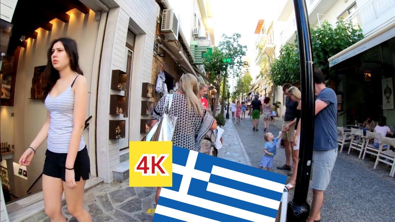 ⁴ᴷ AGIOS NIKOLAOS walking tour 🇬🇷 Crete, Greece 4K