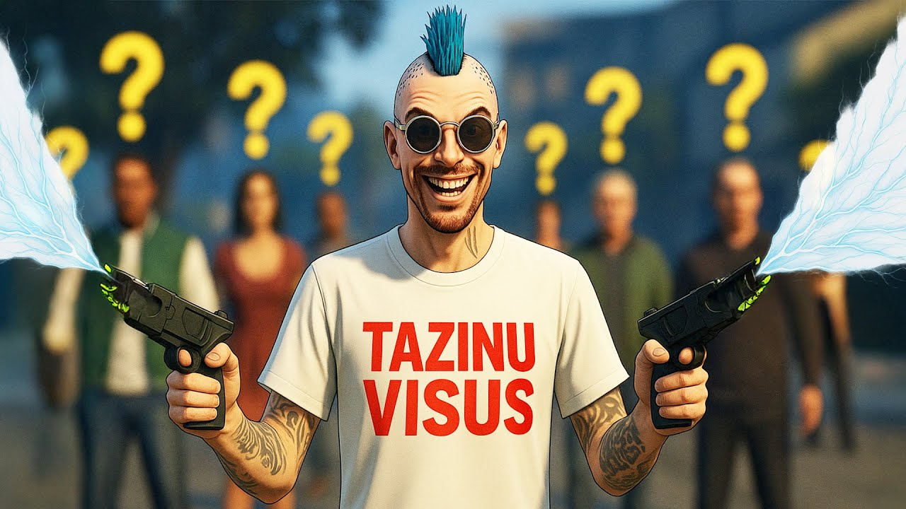 Skiauterė (Vyrgelis) nusprendė TAZINTI visus ir vienas apvogti JUVELYRINĘ!!!