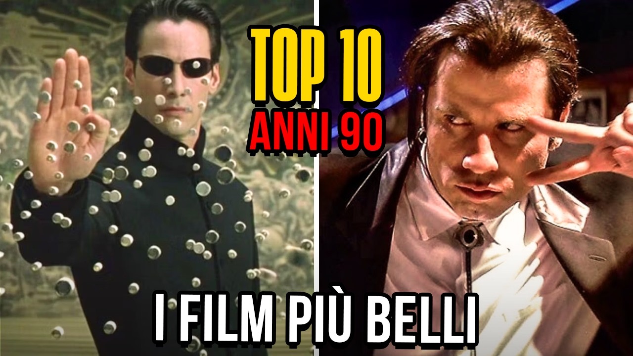 TOP 10 FILM degli ANNI 90: la classifica dei FILM PIÙ BELLI degli ANNI NOVANTA