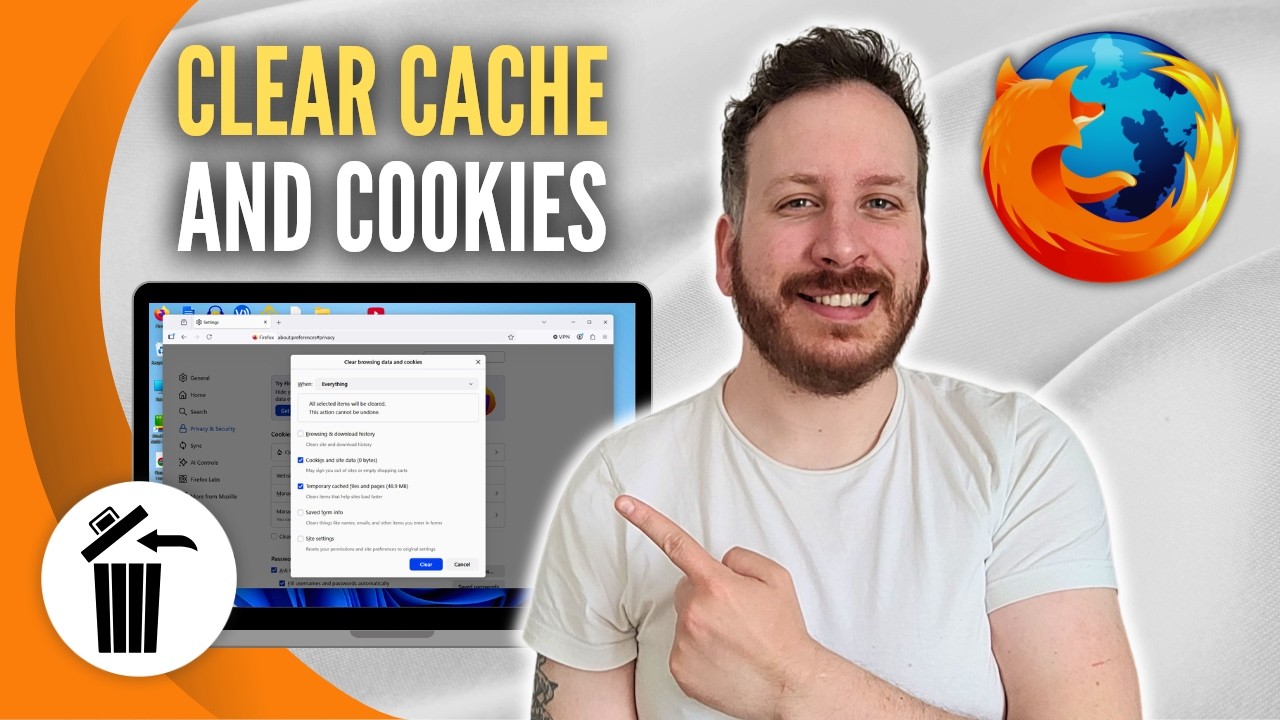 How To Clear Cache And Cookies On Firefox