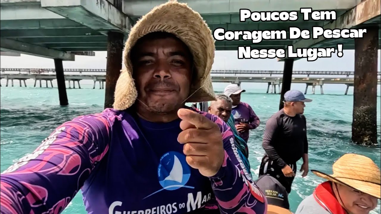 (Guerreiros Do Mar) O LUGAR MAIS PERIGOSO QUE JÁ PESCAMOS EM NOSSA VIDA, TINHA PEIXE PRA TODO LADO !