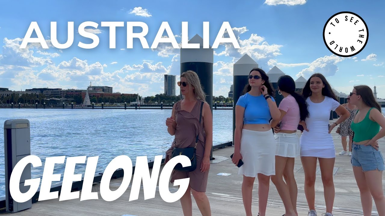 4K - 🇦🇺🇦🇺GEELONG, VICTORIA, AUSTRALIA 2022 - 🇦🇺🇦🇺Walking tour 🇦🇺🇦🇺