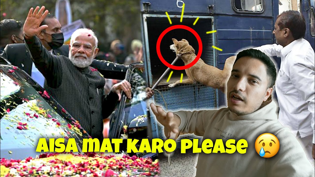 Welcome Modi Ji but Street Dogs ke Saath aisa kyu? 😢 @THEHIMALAYANHUSKY