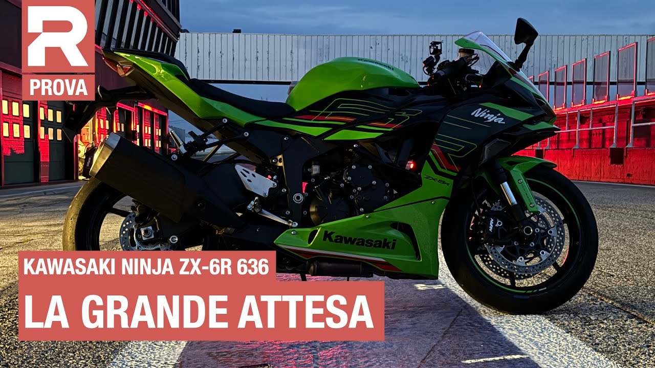 Kawasaki Ninja ZX-6R 2024 - prova - come va in pista la Supersport Kawasaki che tutti aspettano