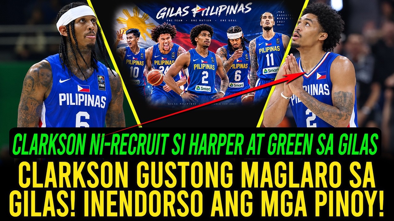 Jordan Clarkson INENDORSO ang mga PINOY TALENT! Gustong MAGLARO sa Gilas! Ni-RECRUIT si Harper at JG