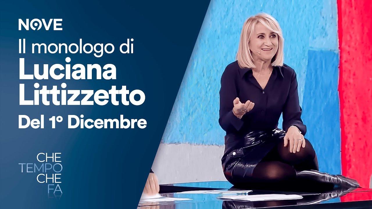 Il Monologo di Luciana Littizzetto Episodio del 1 dicembre | Che tempo che fa