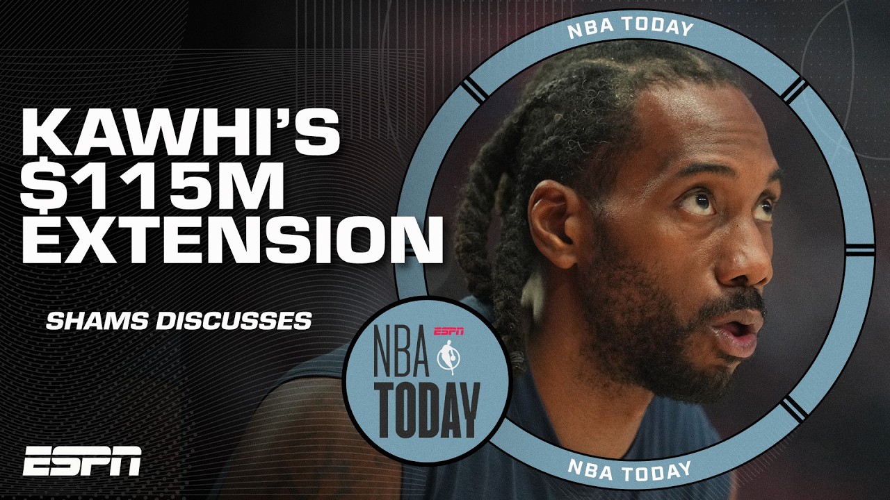 Kawhi Leonard signs extension with Raptors 👀 Shams breaks down the deal | NBA Today