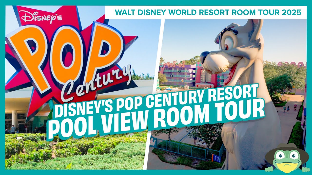 Экскурсия по номерам отеля Disney's Pop Century Resort | ПОЛНЫЙ ОБЗОР НОМЕРОВ 2025