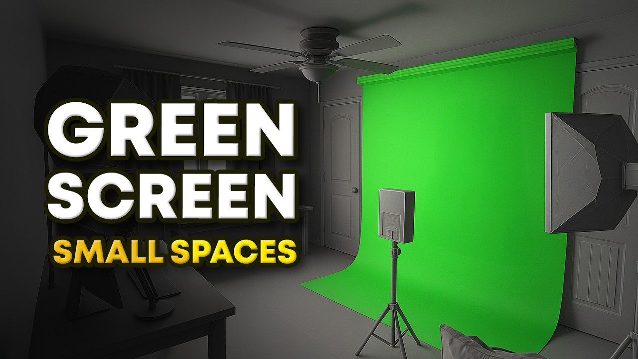 Green Screen in a Tiny Room? Here's How I Made It Work
