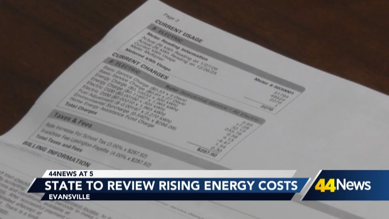 Indiana to review rising energy bills in March hearing