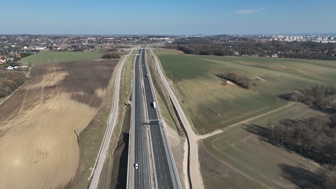 S52   Północna Obwodnica Krakowa marzec 2025