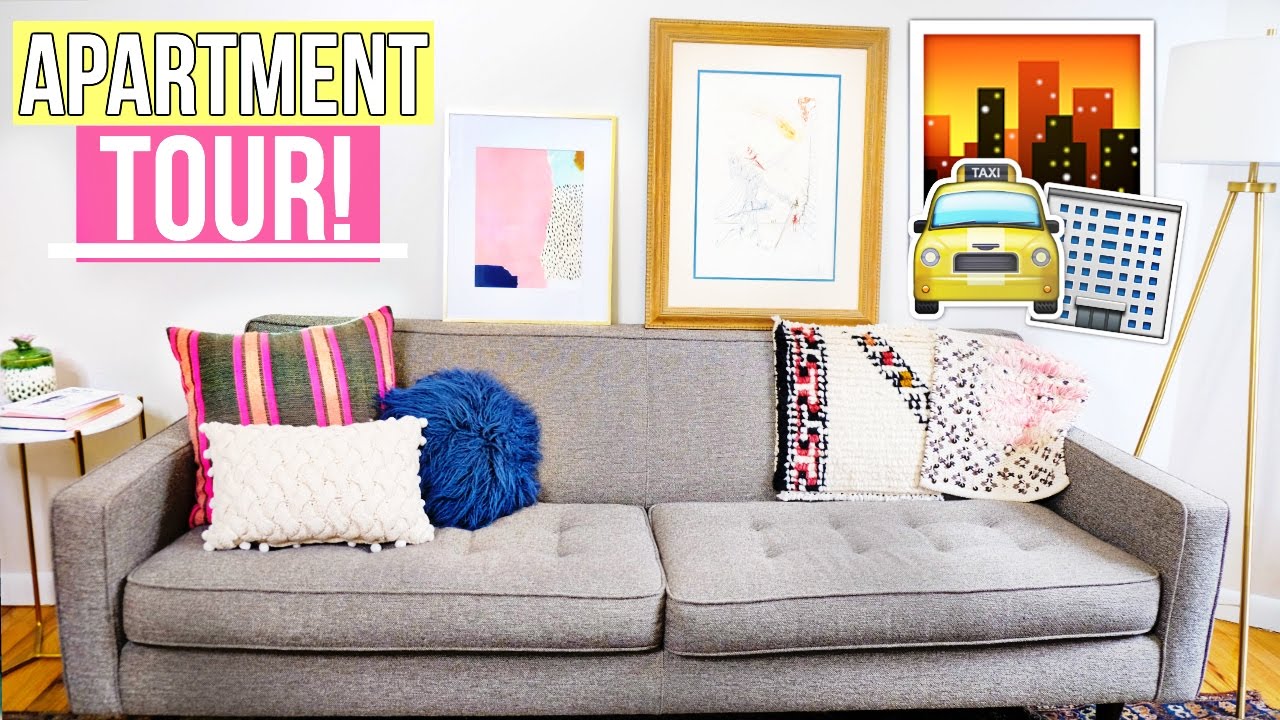 APARTMENT TOUR 2017! 550 Sq Ft NYC Apartment