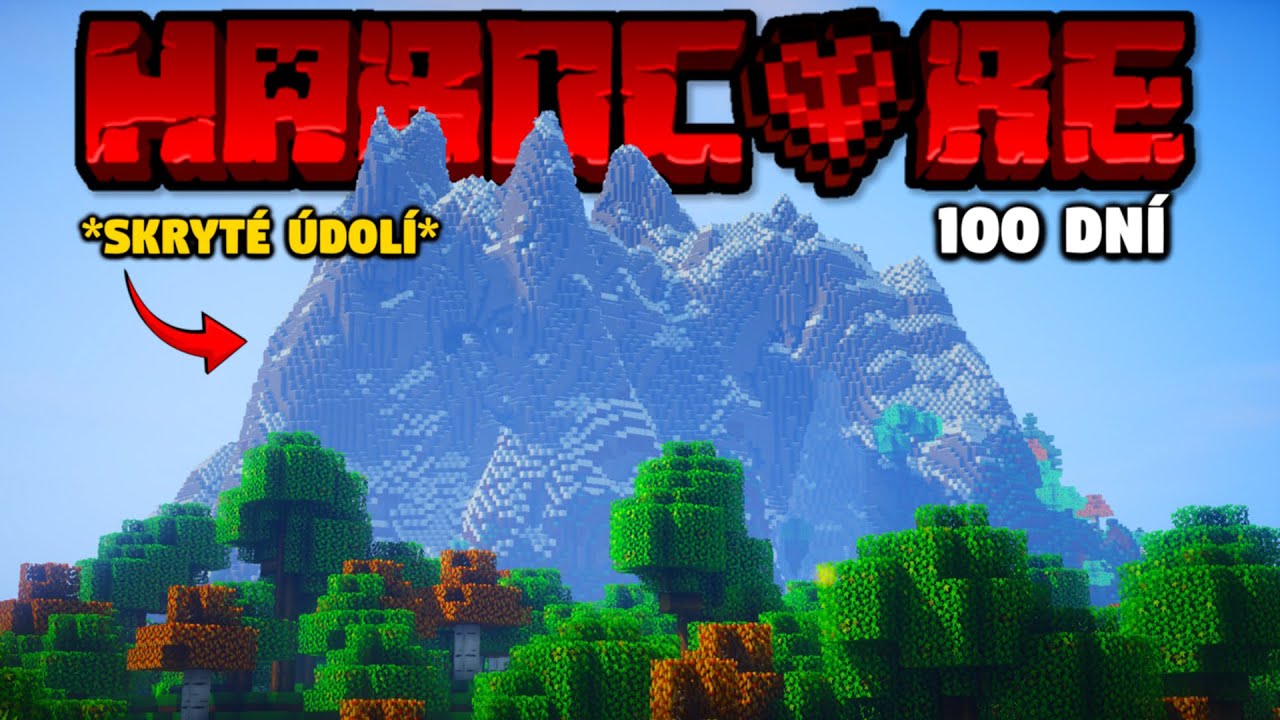 Přežil Jsem 100 Dn&iacute; V HARDCORE Minecraftu ⛰️ ( CEL&Yacute; FILM )