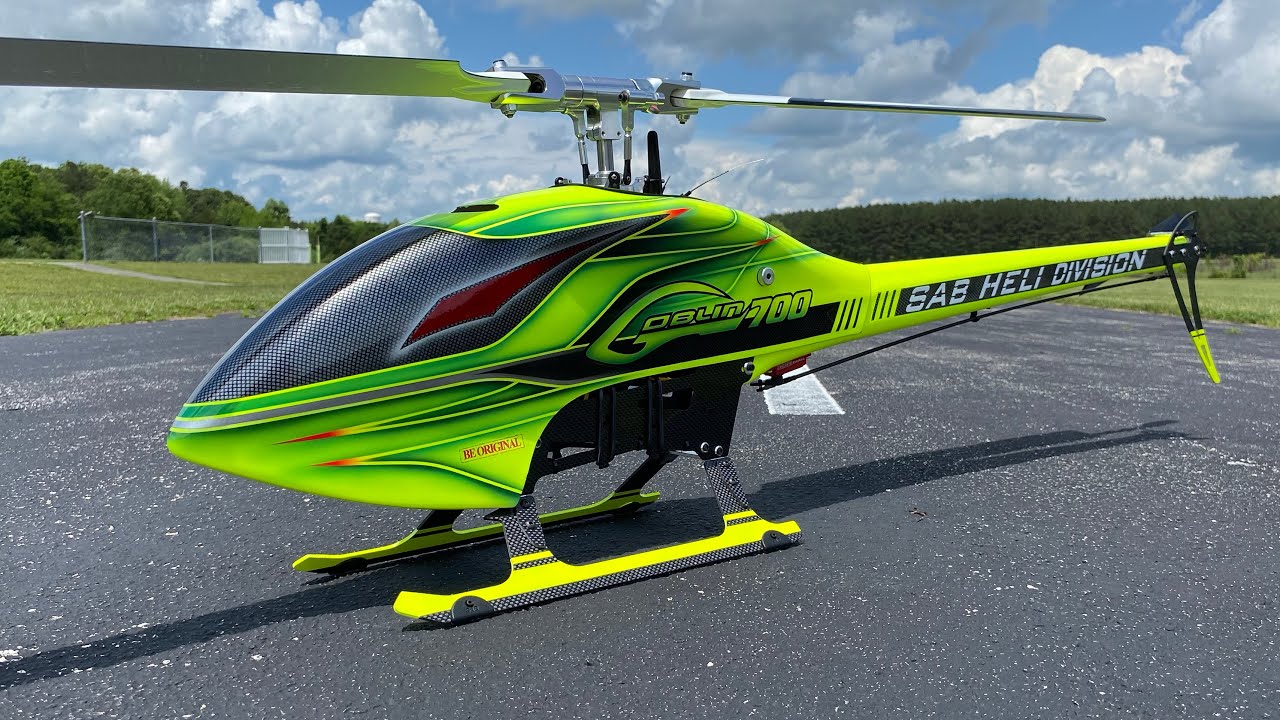 Original Goblin 700 Maiden Flight Almost Ended Badly!