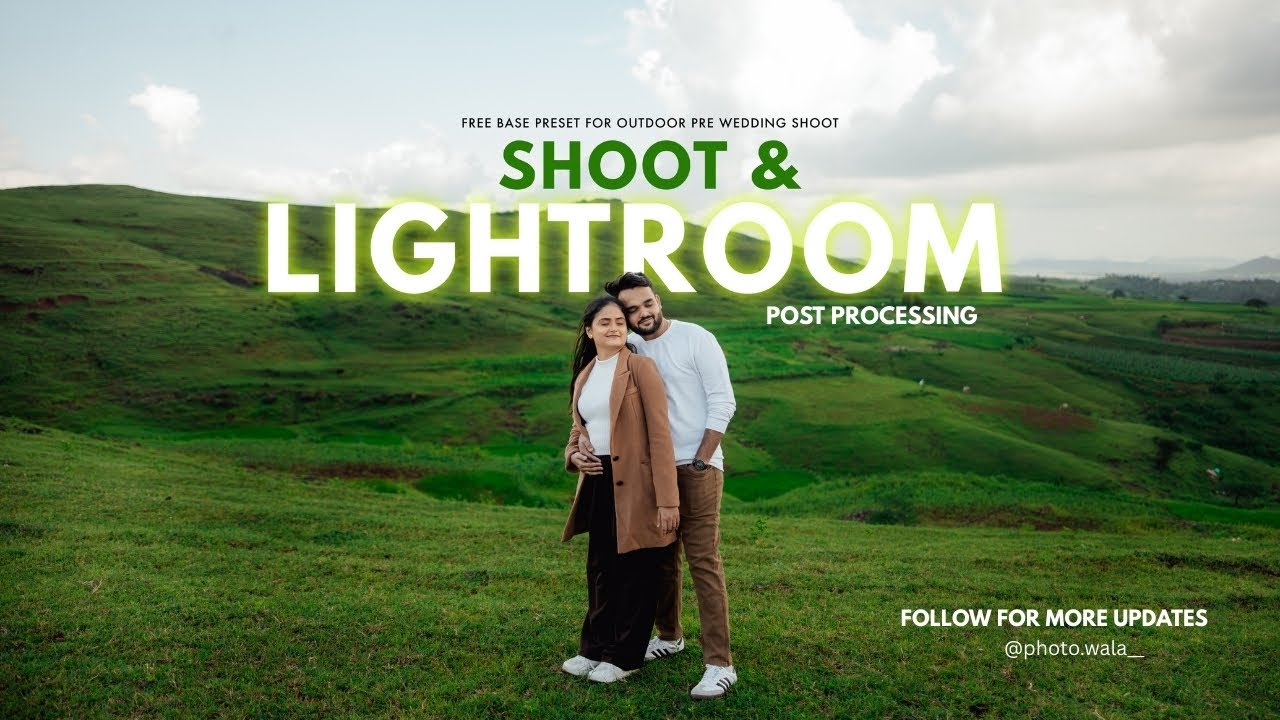✨ Shruti ❤️ Sushil ✨A pre-wedding  BTS & EDITING WITH #lightroom Like 👍, Comment  & Subscribe