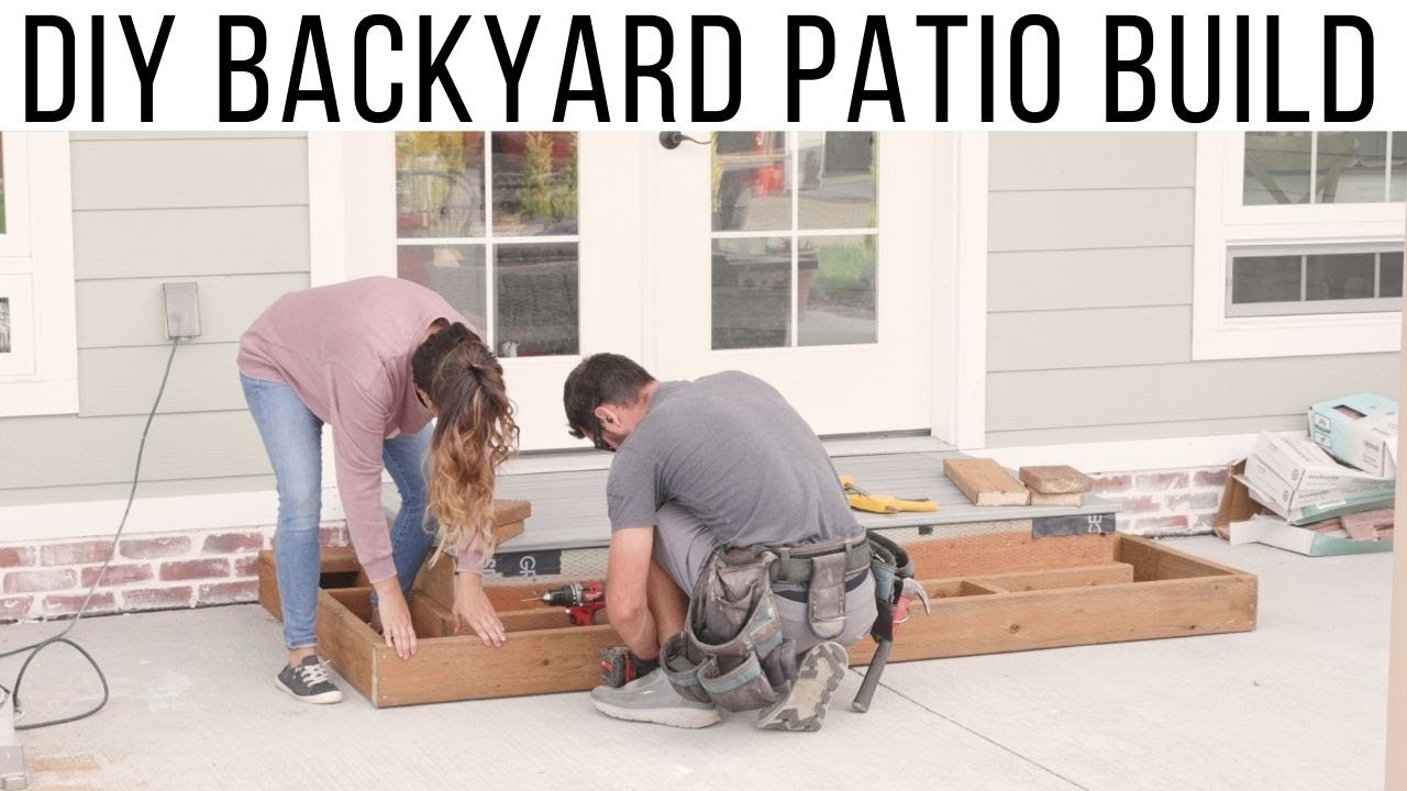 DIY Small Patio Build *Timelapse* Living it Country