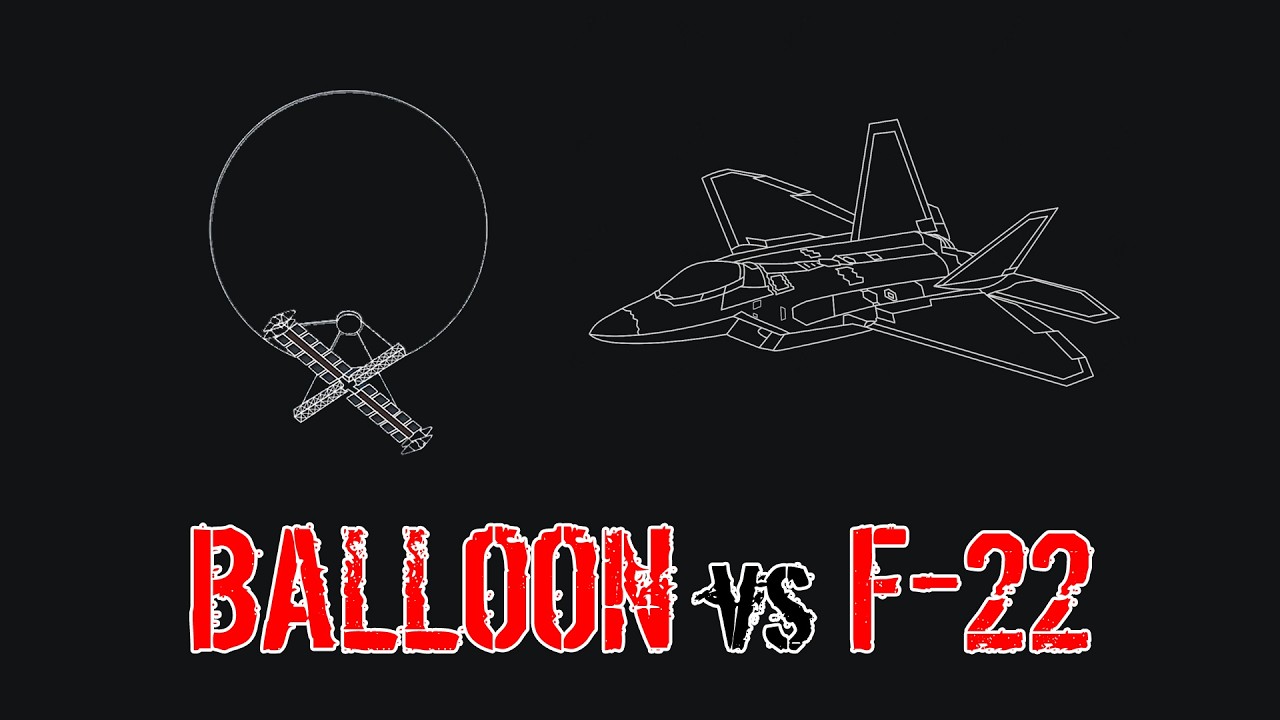 Raptor vs balloon - Why it was downed by an AIM-9X Sidewinder?