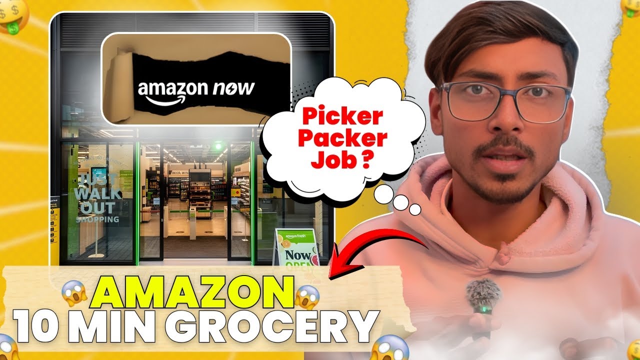 Amazon Now Picker Packer Job Joining Full Process 2025 | Amazon Now 10 Min Grocery Delivery !