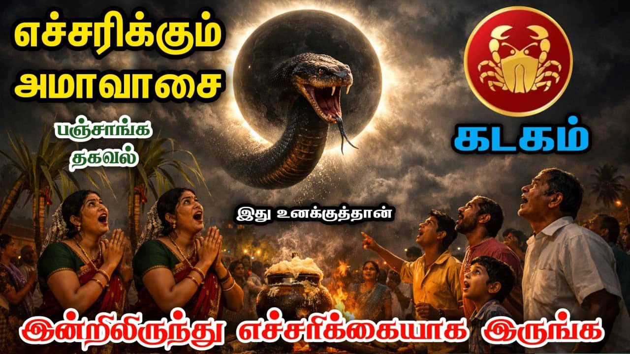கடகம் ! கண்ணீர் விடாதே ! இனி அதிசயம் நடக்கும் ! உடுக்கை இழந்தவன் கை போலே ! kadakam 2026 !