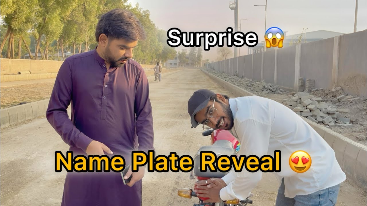 FINALLY ! Zahid Ne Bill Diya 😂 | New Name Plate Reveal 😳