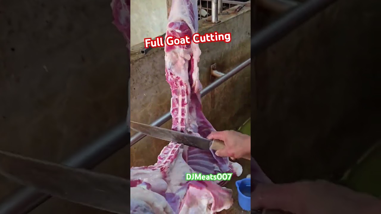 Full Goat Cutting Skills #Goat #meat