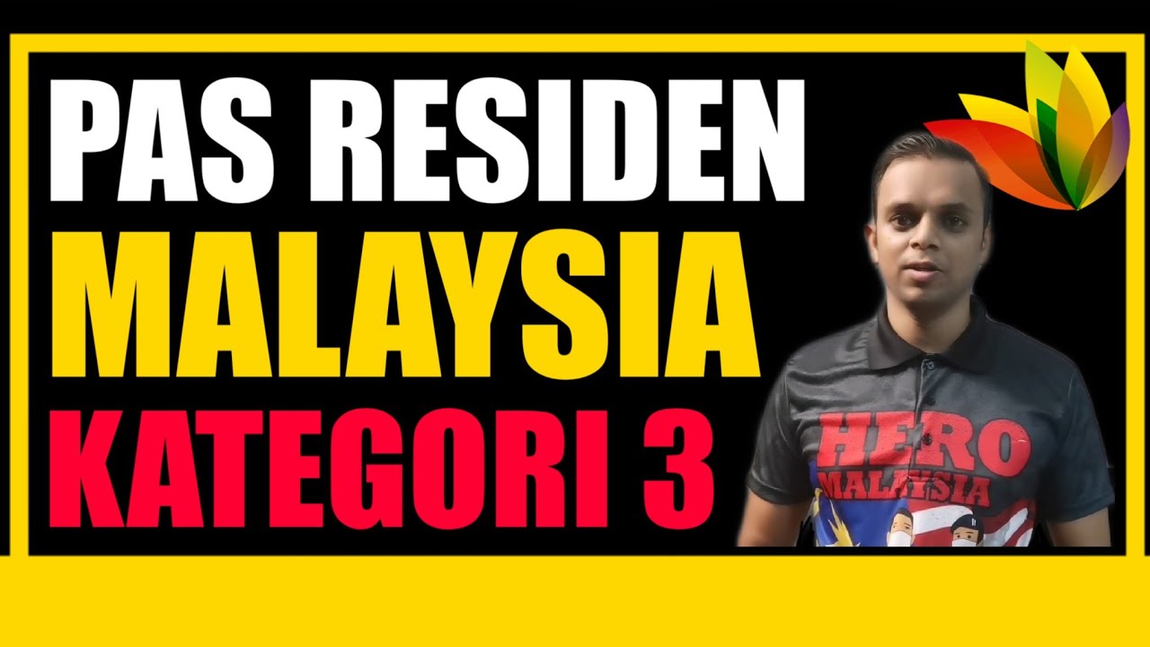 Pas Residen Kategori 3 | Residence Pass