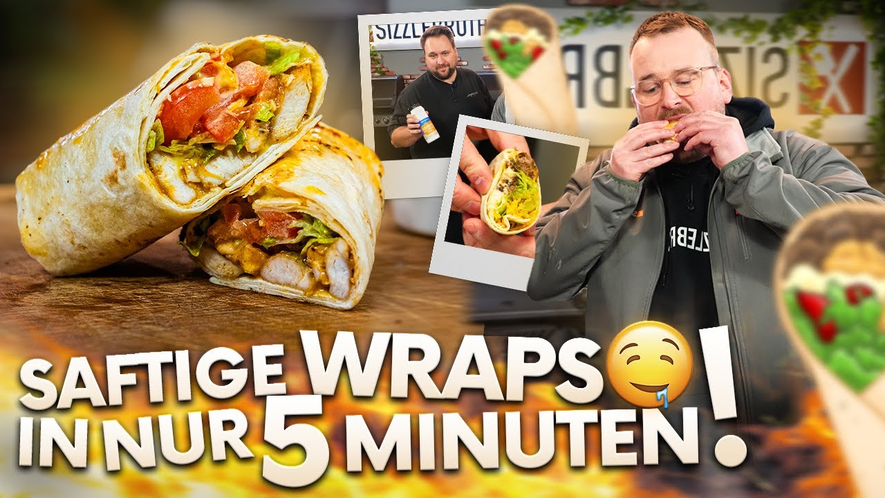 DIESE 5 MINUTEN WRAPS darfst du NICHT VERPASSEN! 🌯😍