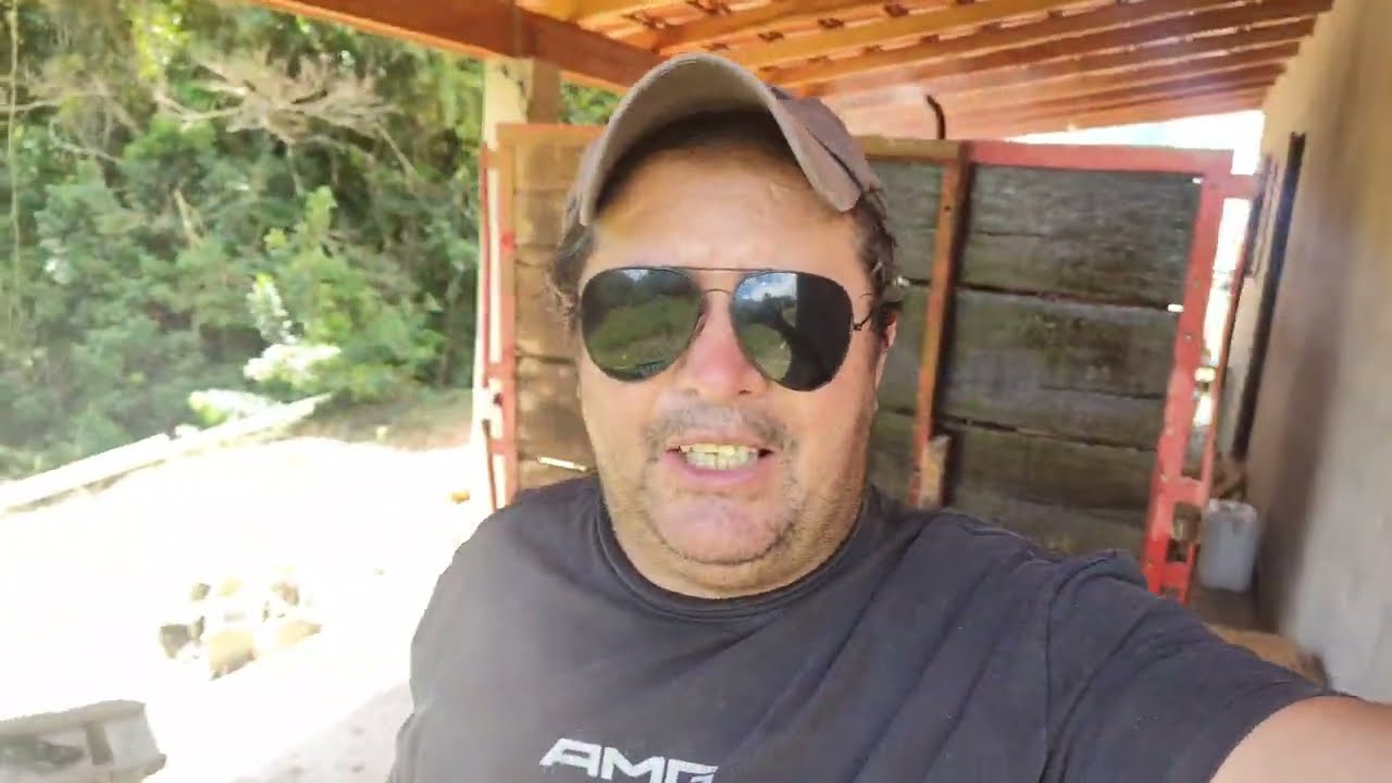 Finalizamos a plataforma do trator e instalamos a nova câmera de segurança da represa #ageo  