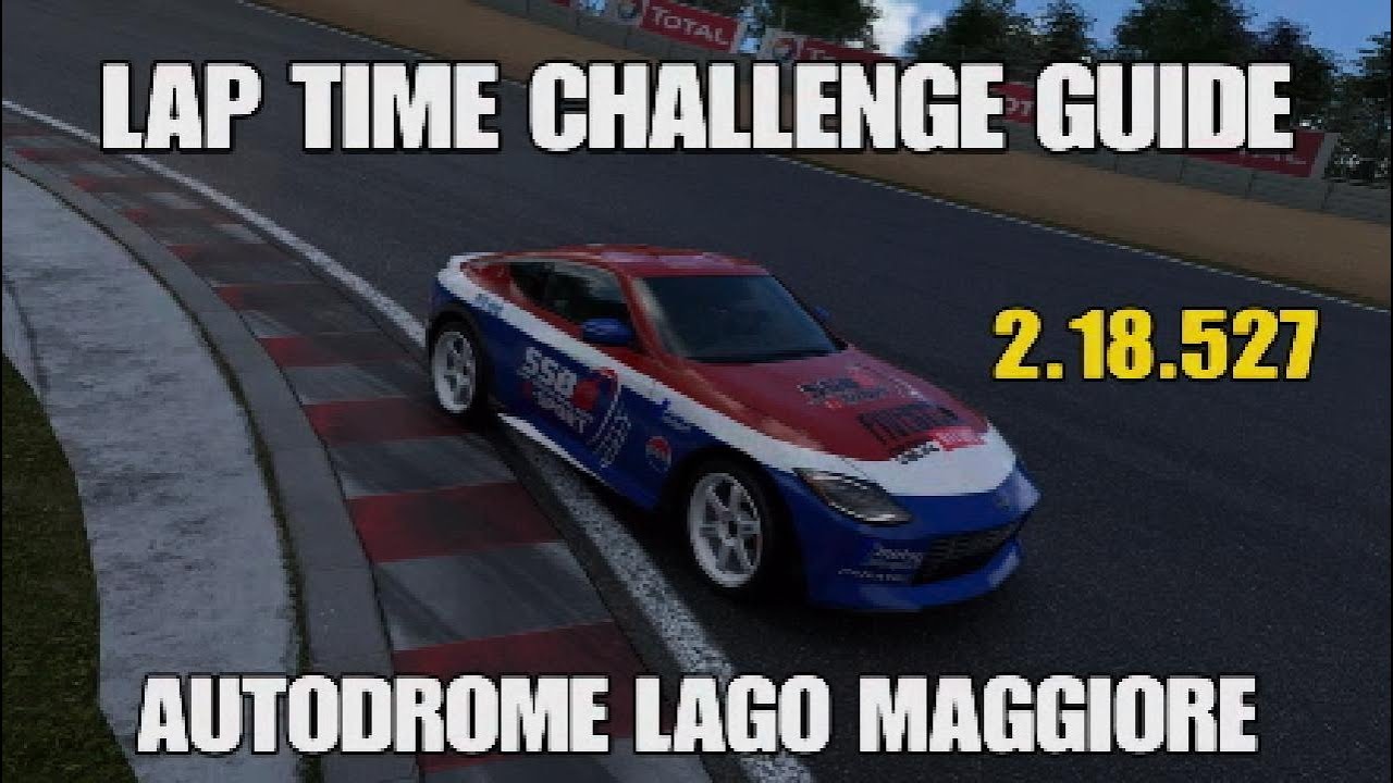 GT7 - Lap Time Challenge - Lap Guide - Autodrome Lago Maggiore - Nissan Z Performance `23